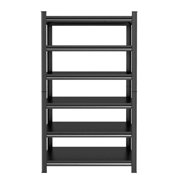 English Elm 6-Tier Powder-Coated Steel Garage Shelving Unit with Adjustable Snap-Lock Frame 82 In W1831P526075