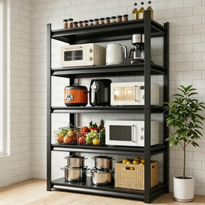 English Elm 5-Tier Steel Shelving Unit 2000 Lb Capacity Powder Coated Garage Storage Rack W1831P554229