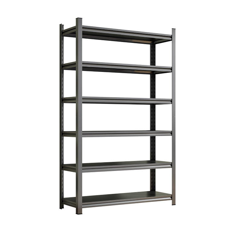 English Elm 6‑Tier Cold-Rolled Steel Shelving Unit Heavy Duty Garage Basement Warehouse Rack W1831P556751