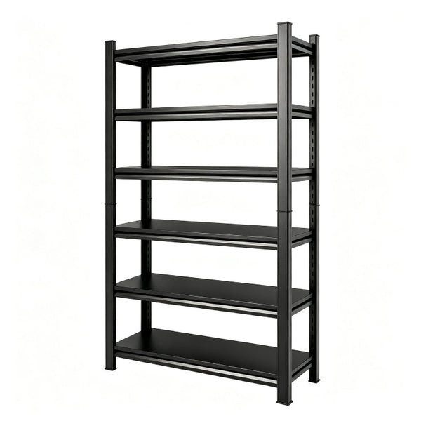 English Elm 6‑Tier Cold-Rolled Steel Shelving Unit Heavy Duty Garage Basement Warehouse Rack W1831P556751