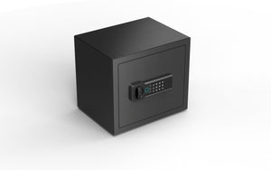 English Elm 1.2 Cu Ft Steel Home Safe with Biometric Fingerprint Access and Anti-Pry Bolts W1831P604703