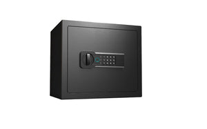 English Elm 1.2 Cu Ft Steel Home Safe with Biometric Fingerprint Access and Anti-Pry Bolts W1831P604703