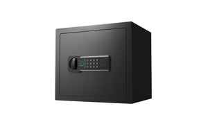 English Elm 1.2 Cu Ft Steel Home Safe with Biometric Fingerprint Access and Anti-Pry Bolts W1831P604703