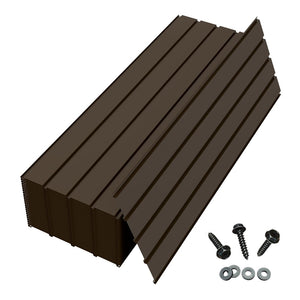 English Elm 20 Pc Galvanized Steel Corrugated Roofing Panels Weatherproof Siding for Sheds Pergolas W1859P503407
