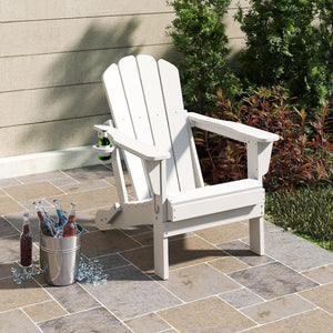 English Elm Adjustable Aluminum Outdoor Chaise Lounge Five Position Recliner for Pool and Patio White HDPE 29.37 L x 27.56 W x 34.21 H W1859P514784