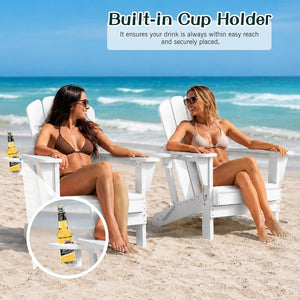 English Elm Adjustable Aluminum Outdoor Chaise Lounge Five Position Recliner for Pool and Patio White HDPE 29.37 L x 27.56 W x 34.21 H W1859P514784