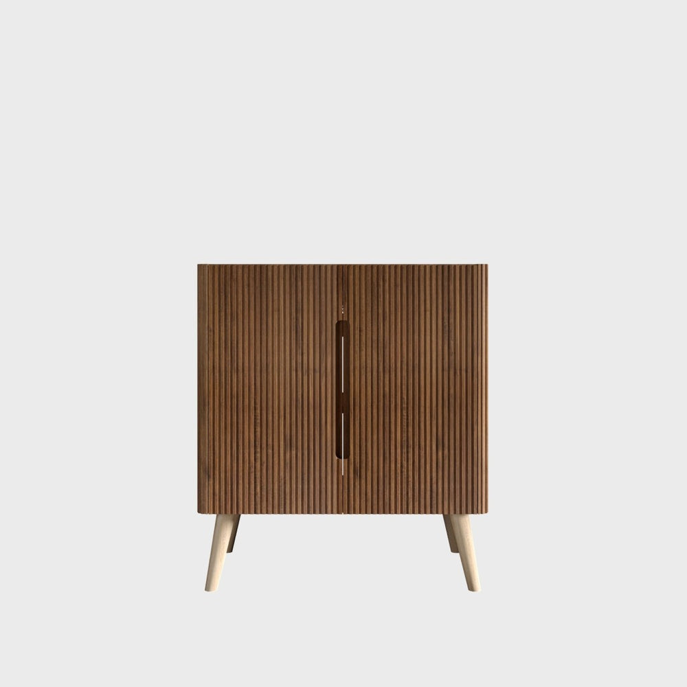 English Elm Cc0430f305 Etna Freestanding Walnut Grain Bathroom Vanity Cabinet with Soft Close Doors W1865P183300