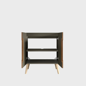 English Elm Cc0430f305 Etna Freestanding Walnut Grain Bathroom Vanity Cabinet with Soft Close Doors W1865P183300