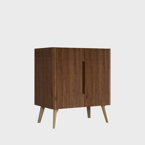 English Elm Cc0430f305 Etna Freestanding Walnut Grain Bathroom Vanity Cabinet with Soft Close Doors W1865P183300
