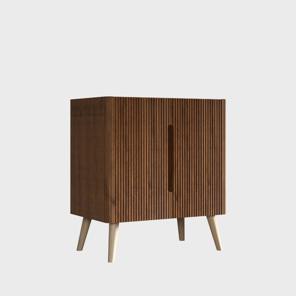 English Elm Cc0430f305 Etna Freestanding Walnut Grain Bathroom Vanity Cabinet with Soft Close Doors W1865P183300
