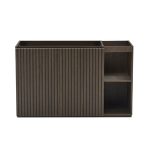 English Elm Galan Floating Walnut Bathroom Vanity with Granite Sink and Four Soft Close Drawers W1865P442942