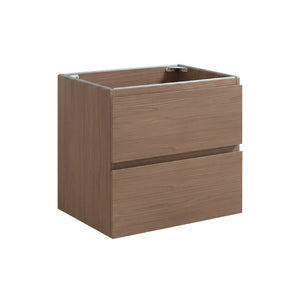 English Elm Alice-24w-118,wall Mount Floating Vanity Walnut Two Drawer Minimalist Bath Cabinet W1865P499488