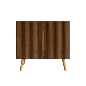 English Elm Cc0436f305 Etna Freestanding Walnut Vanity with Handleless Doors for Modern Bathrooms W1865P506579