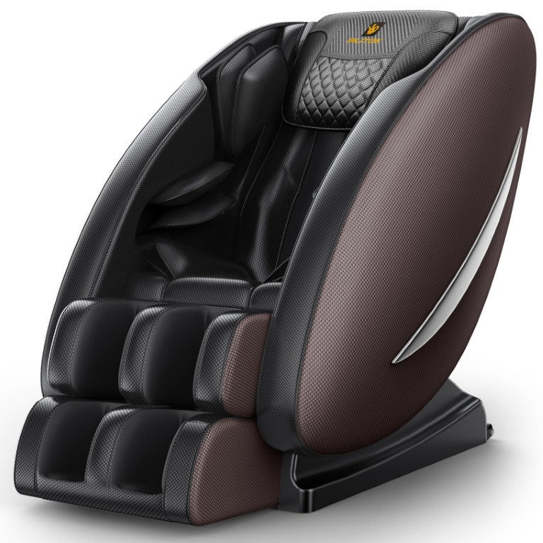 English Elm Massage Recliner Chair with Zero Gravity Full Body Airbag Heat and Bluetooth Audio W1875P522424