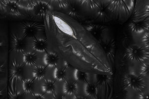 English Elm Faux Leather Modular Sectional Sofa with Italian Button Tufted Design and 26 Layouts Black W1885P510000
