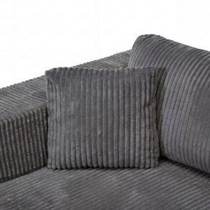 English Elm Modular Cloud Sectional Corduroy L-shape Sofa Deep Seat Lounge for Living Room W1919S00008