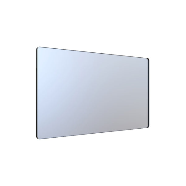 English Elm 72" Matte Black Aluminum Rectangular Wall Mirror Tempered Glass Bathroom Vanity W1920P498824