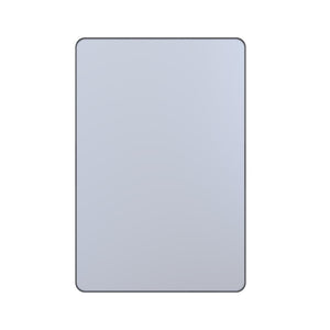 English Elm 24 X 36 Matte Black Aluminum Rectangular Vanity Mirror Set for Bathroom or Entryway W1920P498825