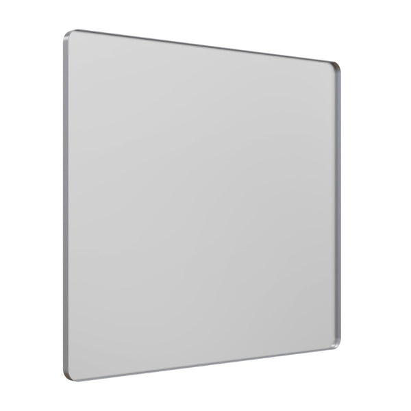 English Elm 40 Inch Rectangular Wall Mirror Silver Aluminum Frame Tempered Glass Bathroom Vanity W1920P498831