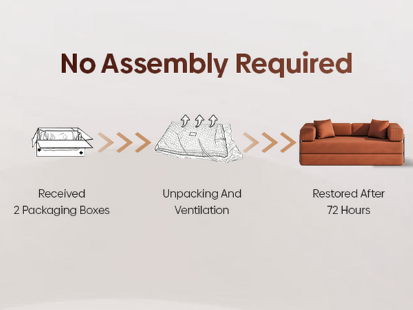 English Elm Folding Corduroy Floor Sofa Converts to King Sleeper Modular 4in1 Futon Lounge Orange W1955P357591