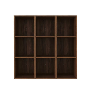 English Elm 36 Inch Wall Mounted Bathroom Cabinet Engineered Wood Soft Close Three Door Storage Brown Ebony Storage Shelves Combination W1972S00030