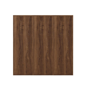English Elm 36 Inch Wall Mounted Bathroom Cabinet Engineered Wood Soft Close Three Door Storage Brown Ebony Storage Shelves Combination W1972S00030