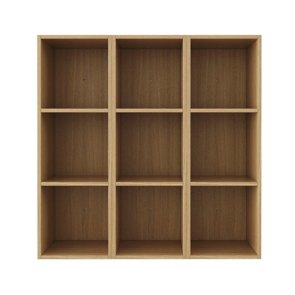 English Elm 36 Inch Wall Mounted Bathroom Cabinet Engineered Wood Soft Close Three Door Storage Oak Storage Shelves Combination W1972S00032
