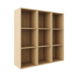 English Elm 36 Inch Wall Mounted Bathroom Cabinet Engineered Wood Soft Close Three Door Storage Oak Storage Shelves Combination W1972S00032