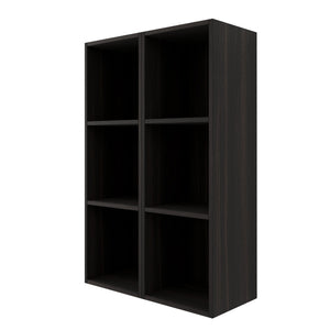 English Elm 24 Inch Three Tier Wall Mounted Shelving Unit Dark Oak Finish for Bathroom or Study W1972S00033