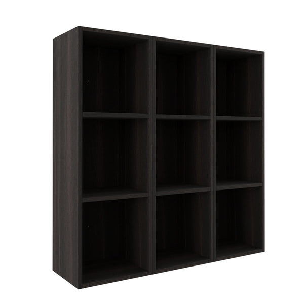 English Elm 36 Inch Wall Mounted Bathroom Cabinet Engineered Wood Soft Close Three Door Storage Dark Oak Storage Shelves Combination W1972S00034