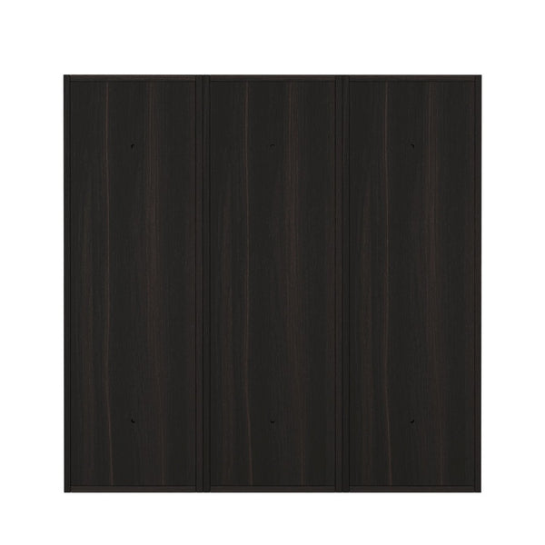 English Elm 36 Inch Wall Mounted Bathroom Cabinet Engineered Wood Soft Close Three Door Storage Dark Oak Storage Shelves Combination W1972S00034