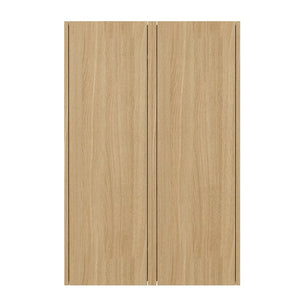 English Elm 24 Inch Wall Mounted Oak Finish Cabinet with Soft Close Door for Bathroom or Study W1972S00035