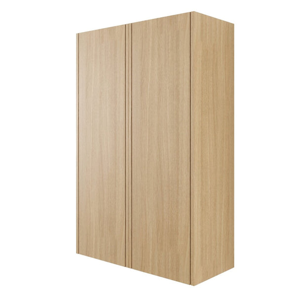 English Elm 24 Inch Wall Mounted Oak Finish Cabinet with Soft Close Door for Bathroom or Study W1972S00035