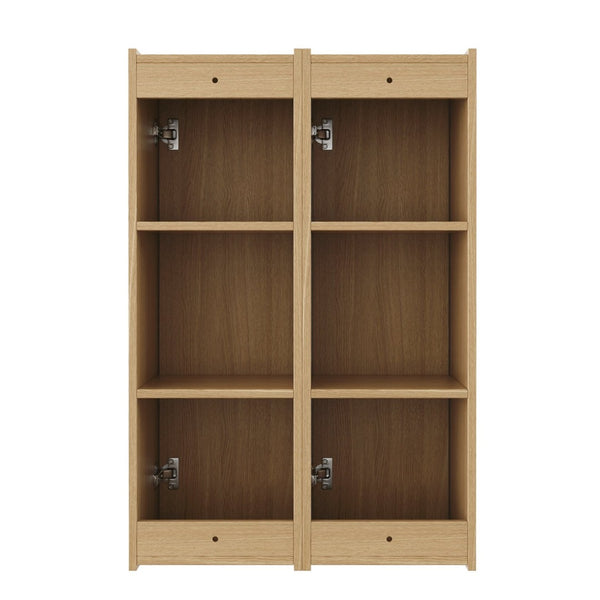 English Elm 24 Inch Wall Mounted Oak Finish Cabinet with Soft Close Door for Bathroom or Study W1972S00035