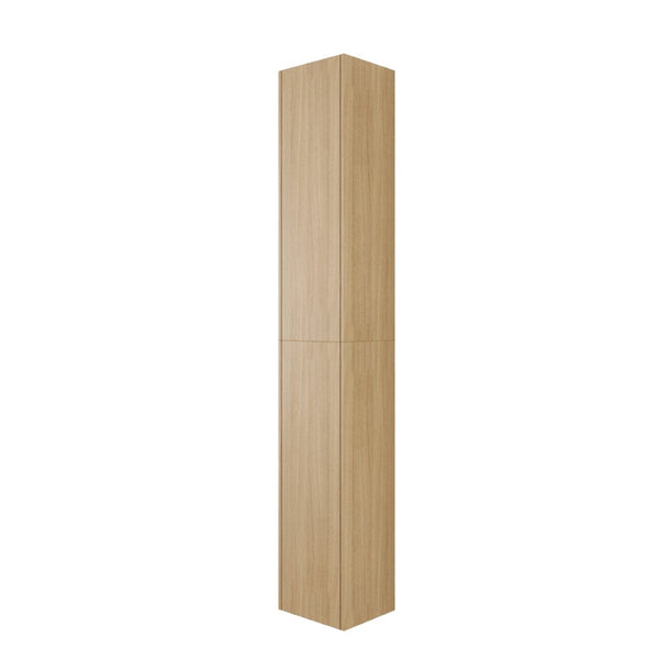 English Elm 24 Inch Wall Mounted Oak Finish Cabinet with Soft Close Door for Bathroom or Study W1972S00035