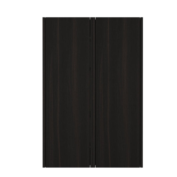 English Elm 24 Inch Dark Oak Wall Mounted Cabinet Soft Close Door Adjustable Shelves Bathroom Storage W1972S00037