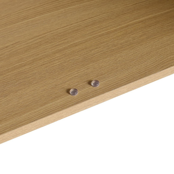 English Elm 48 Inch Wall Mounted Bathroom Vanity Wood Grain Resin Sink Soft Close Cabinet Shelf Glossy White/Oak W1972S00045