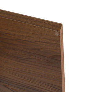 English Elm 48 Inch Wall Mounted Bathroom Vanity Wood Grain Resin Sink Soft Close Cabinet Shelf Brown Ebony/Glossy White W1972S00047