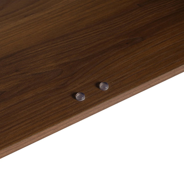 English Elm 48 Inch Wall Mounted Bathroom Vanity Wood Grain Resin Sink Soft Close Cabinet Shelf Brown Ebony/Glossy White W1972S00047
