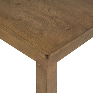 English Elm Wooden Counter Height Square Table Rubberwood Frame Oak Finish Seats Four Compact Kitchen W1998P476918