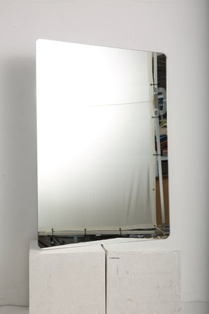 English Elm Bathroom Wall Mirror Frameless Anti-Fog Silver Glass for Vanity and Bedroom W2071123878