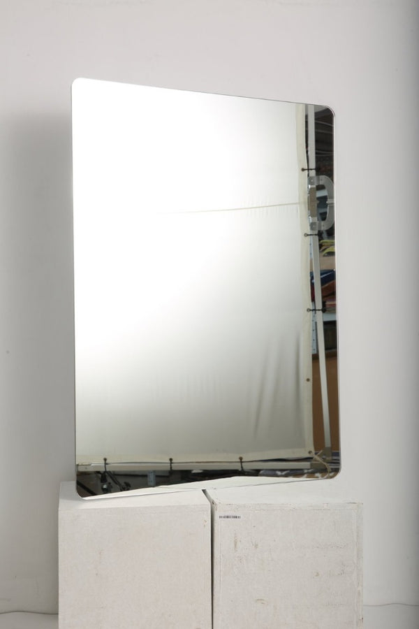 English Elm Bathroom Wall Mirror Frameless Anti-Fog Silver Glass for Vanity and Bedroom W2071123878