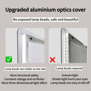English Elm 65x22inch Led Backlit Full Length Wall Mirror with Dimmable Soft Glow for Bedroom W2071P202830