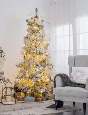 English Elm D4x4.2"h Glass Ball Ornaments Set of 12 Festive Holiday Tree Hanging Decor W2078P253842