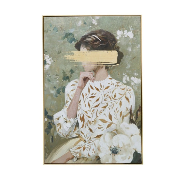 English Elm 31.5X47.2 Oversized Botanical Floral Canvas Art Gold Frame Bedroom Focal Point W2078P531908