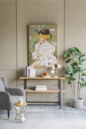 English Elm 31.5X47.2 Oversized Botanical Floral Canvas Art Gold Frame Bedroom Focal Point W2078P531908
