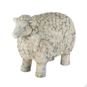 English Elm 25.8X13.2x18.1 Cast Magnesium Sheep Figurine Distressed Farmhouse Estate Garden Decor W2078P554747