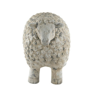 English Elm 25.8X13.2x18.1 Cast Magnesium Sheep Figurine Distressed Farmhouse Estate Garden Decor W2078P554747