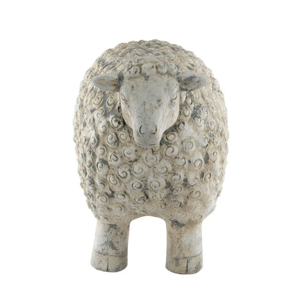 English Elm 25.8X13.2x18.1 Cast Magnesium Sheep Figurine Distressed Farmhouse Estate Garden Decor W2078P554747