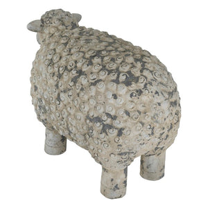 English Elm 25.8X13.2x18.1 Cast Magnesium Sheep Figurine Distressed Farmhouse Estate Garden Decor W2078P554747